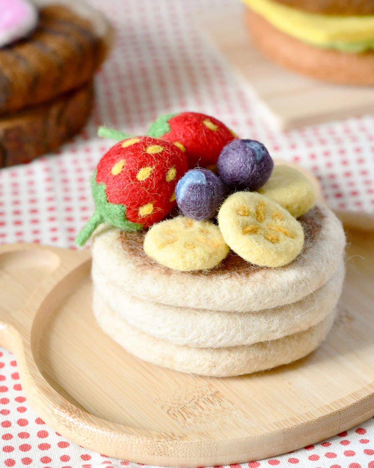 Pancake Stack with Fruits image 0