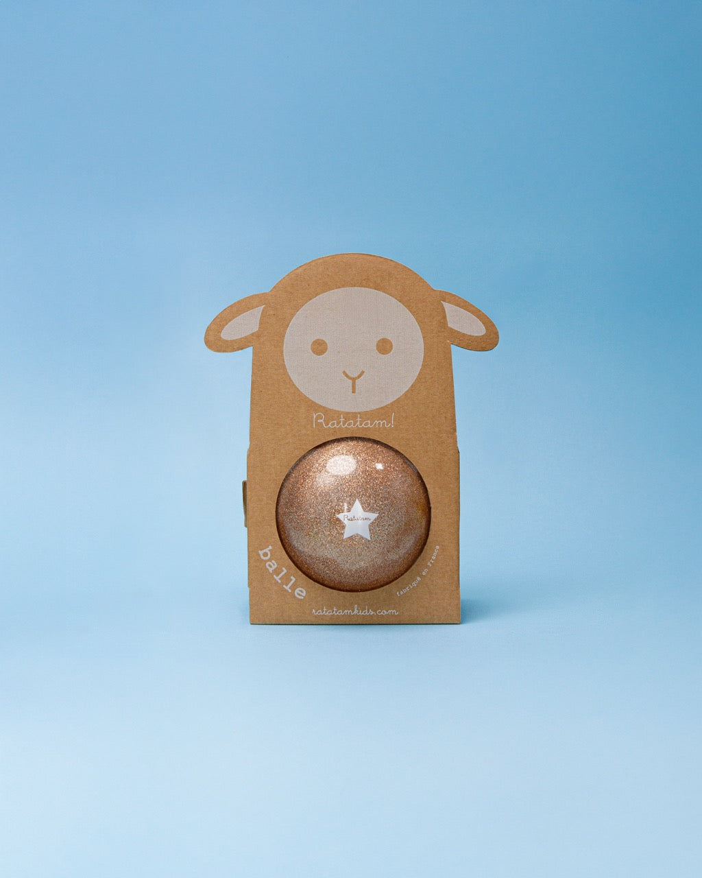 Glittery Copper Sheep Balloon Ball image 0