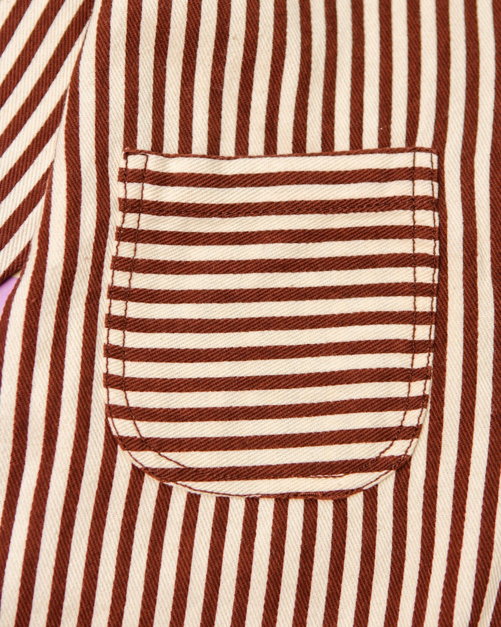 Syd Maroon Stripe Boilersuit image 12