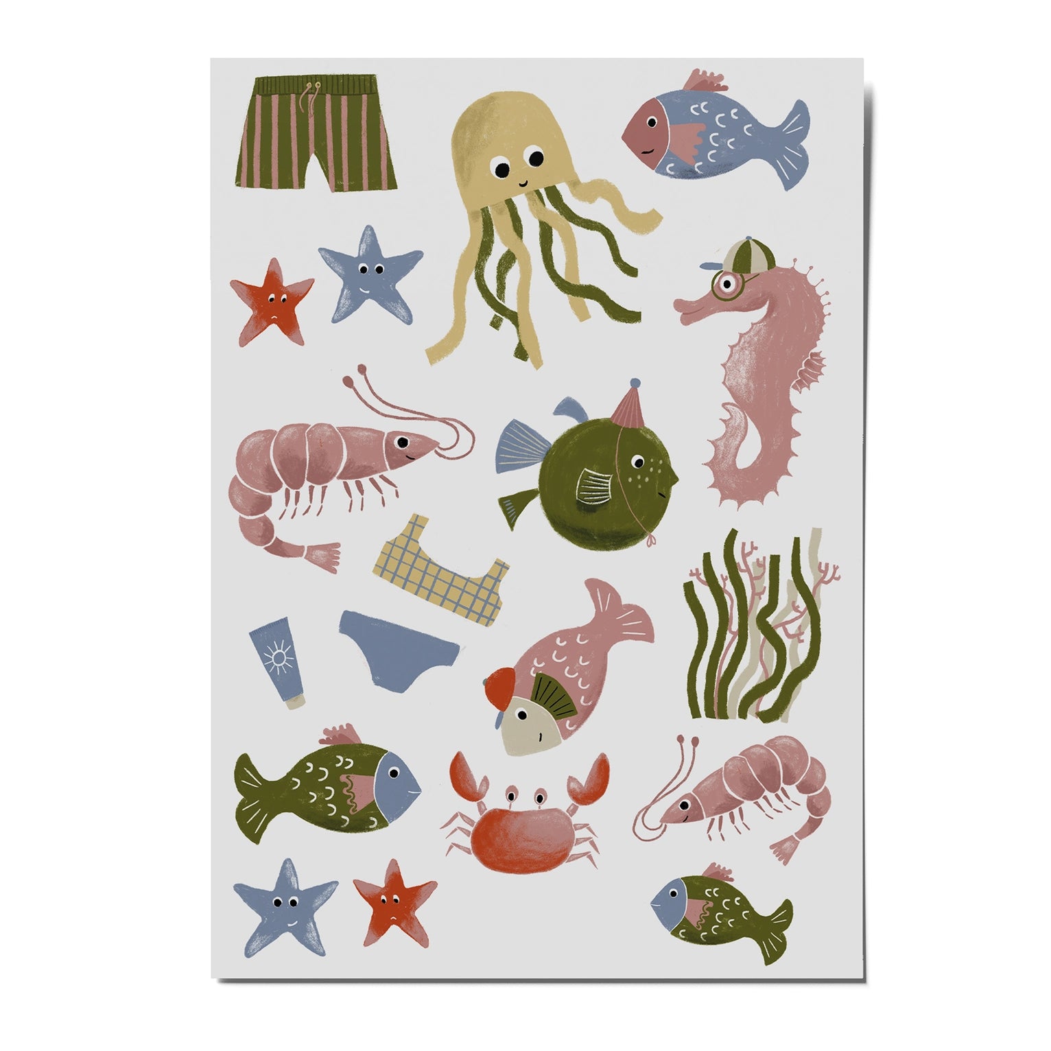 Organic Sea Animal Tattoo