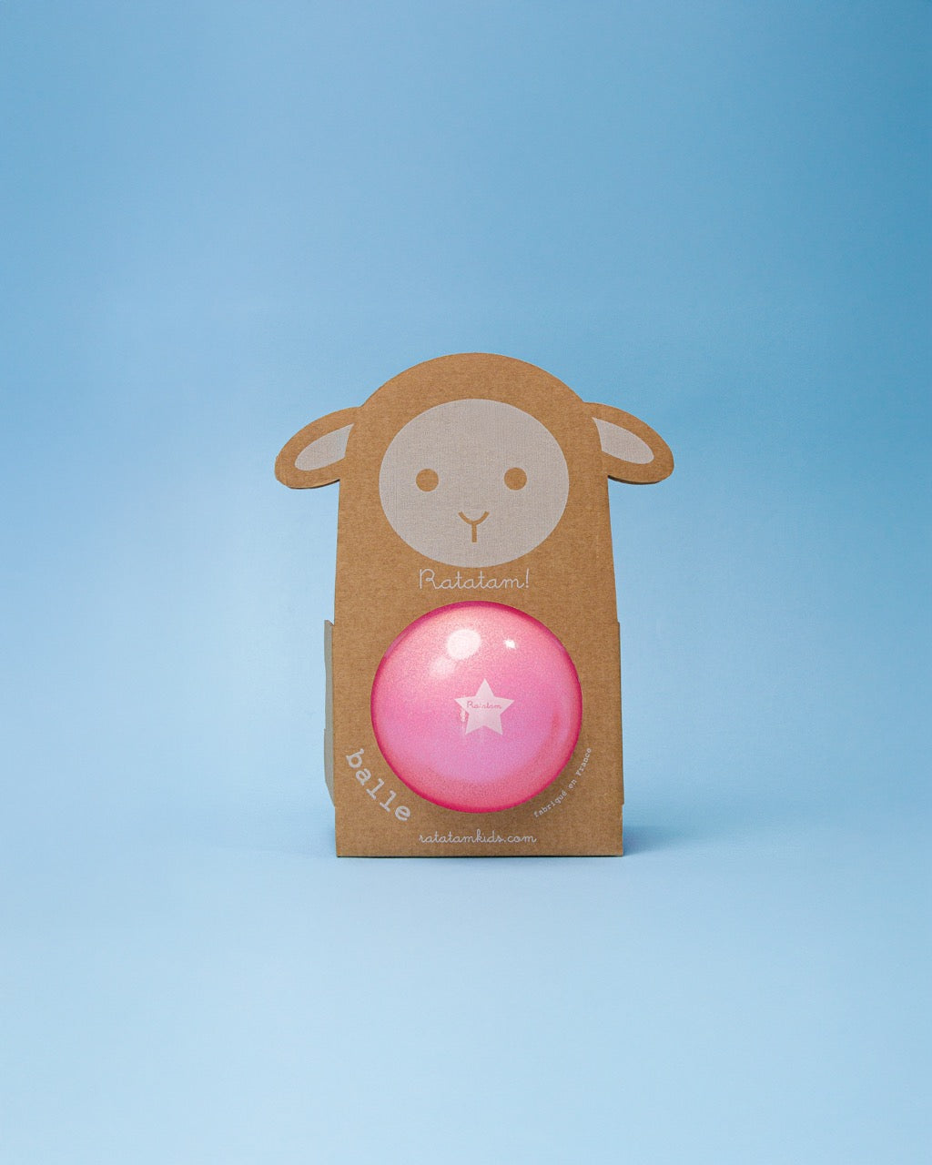 Glittery Rose Sheep Balloon Ball | 10cm image 0