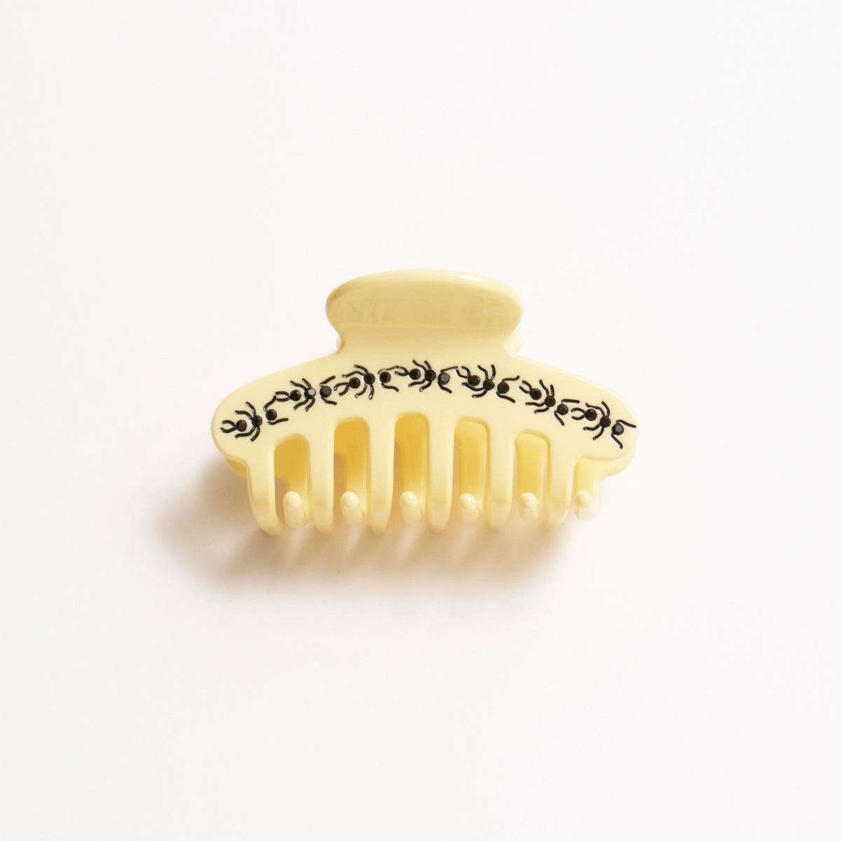 Butter Yellow Jewel Ant Hair Claw Clip