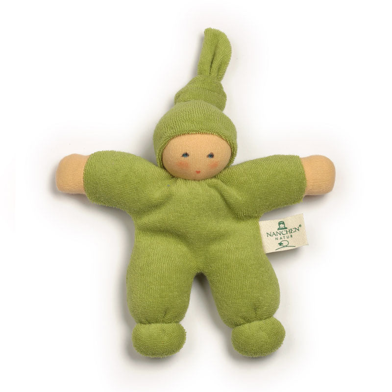 Nanchen Waldorf Rattle Doll Green
