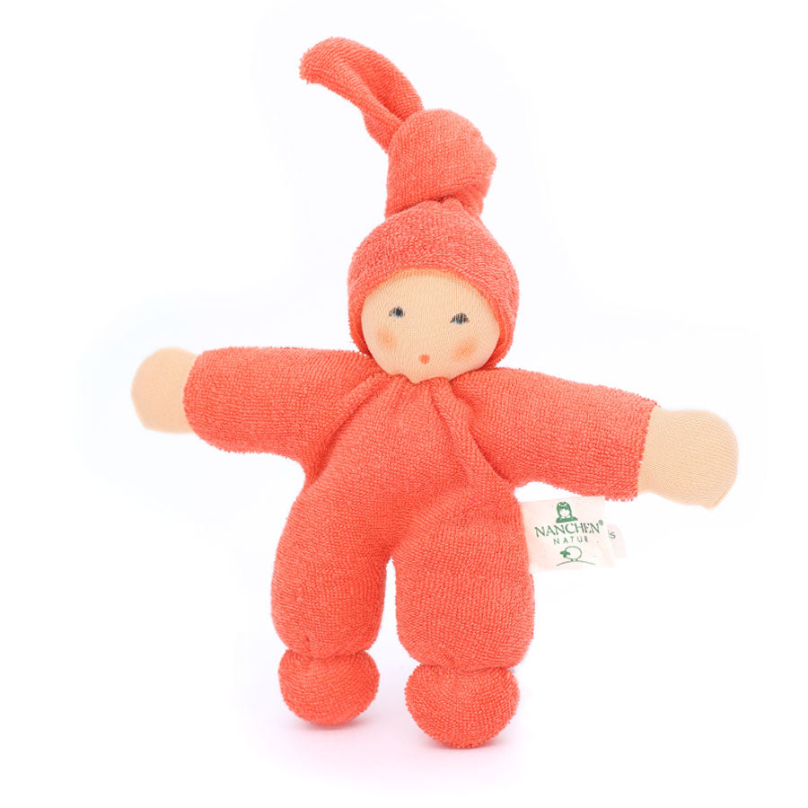 Nanchen Waldorf Rattle Pimpel Doll Orange