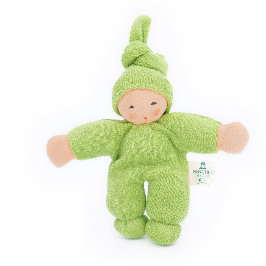 Nanchen Waldorf Rattle Doll Green