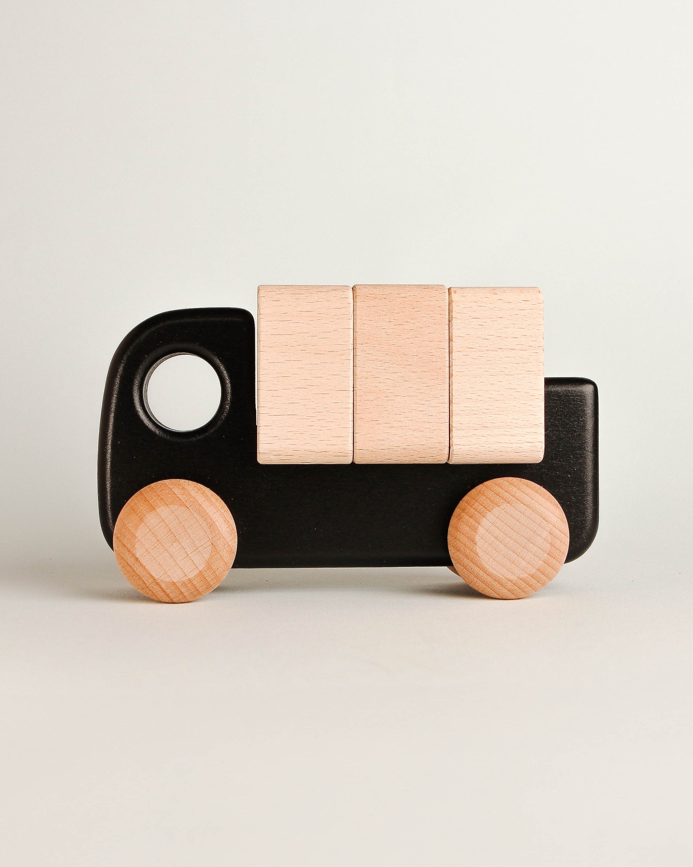 Truck with Blocks Black | Wooden Toys image 0