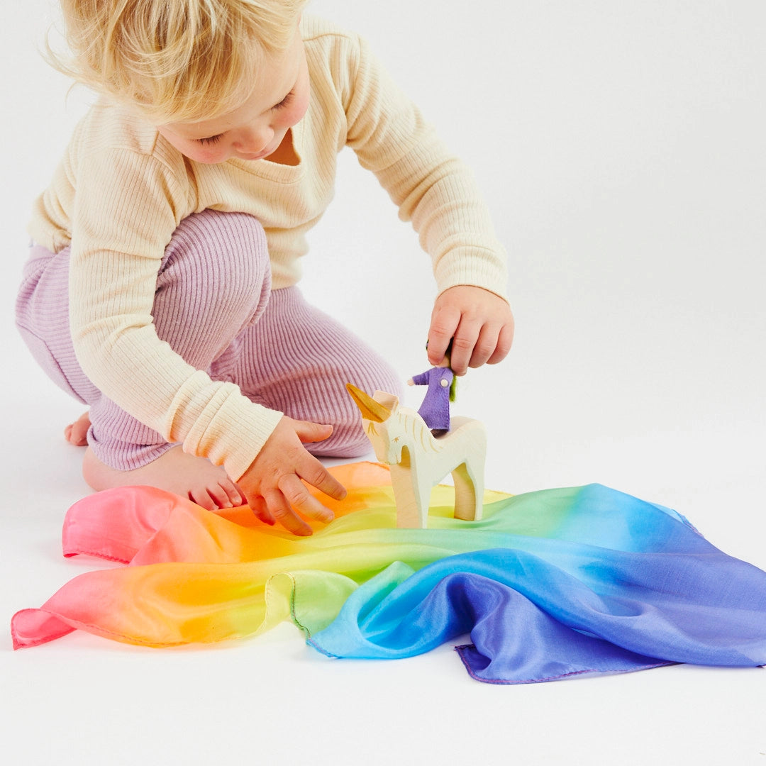 New Mini Enchanted Rainbow Playsilks