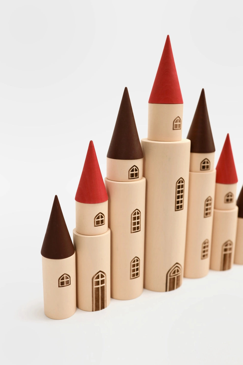 Kingdom 7 Towers Wooden Castle image 0