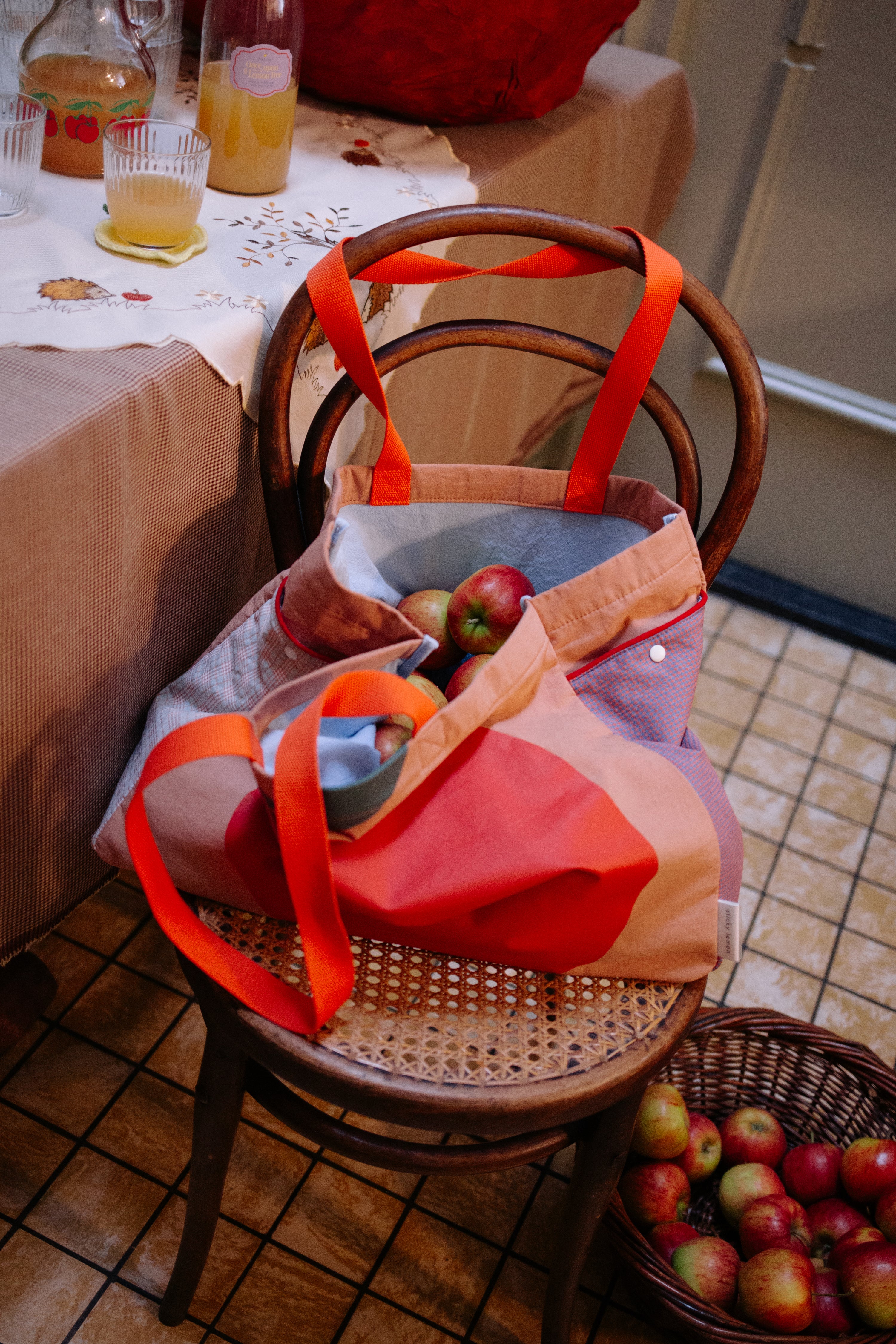 Shopper Shoulder Bag Lemon tree Apple
