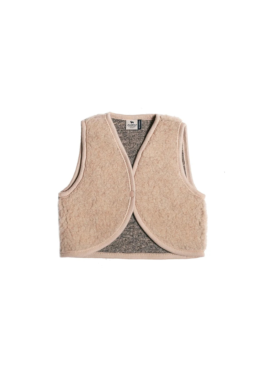 Baby Vest Lulu Light Wool Natural