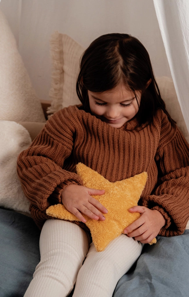 Mini Warming Cushion Star Organic Cotton