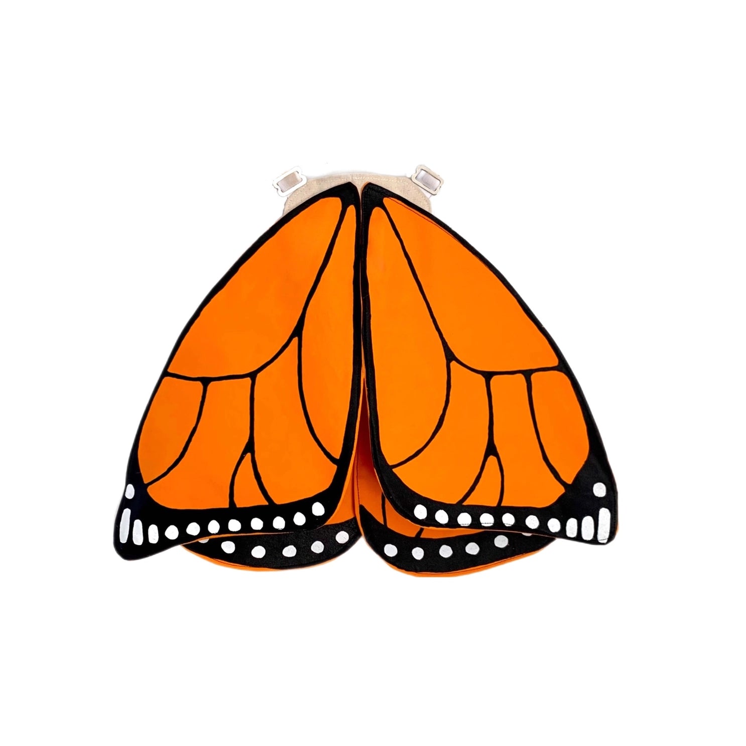 Orange Monarch Butterfly Costume Wings image 0