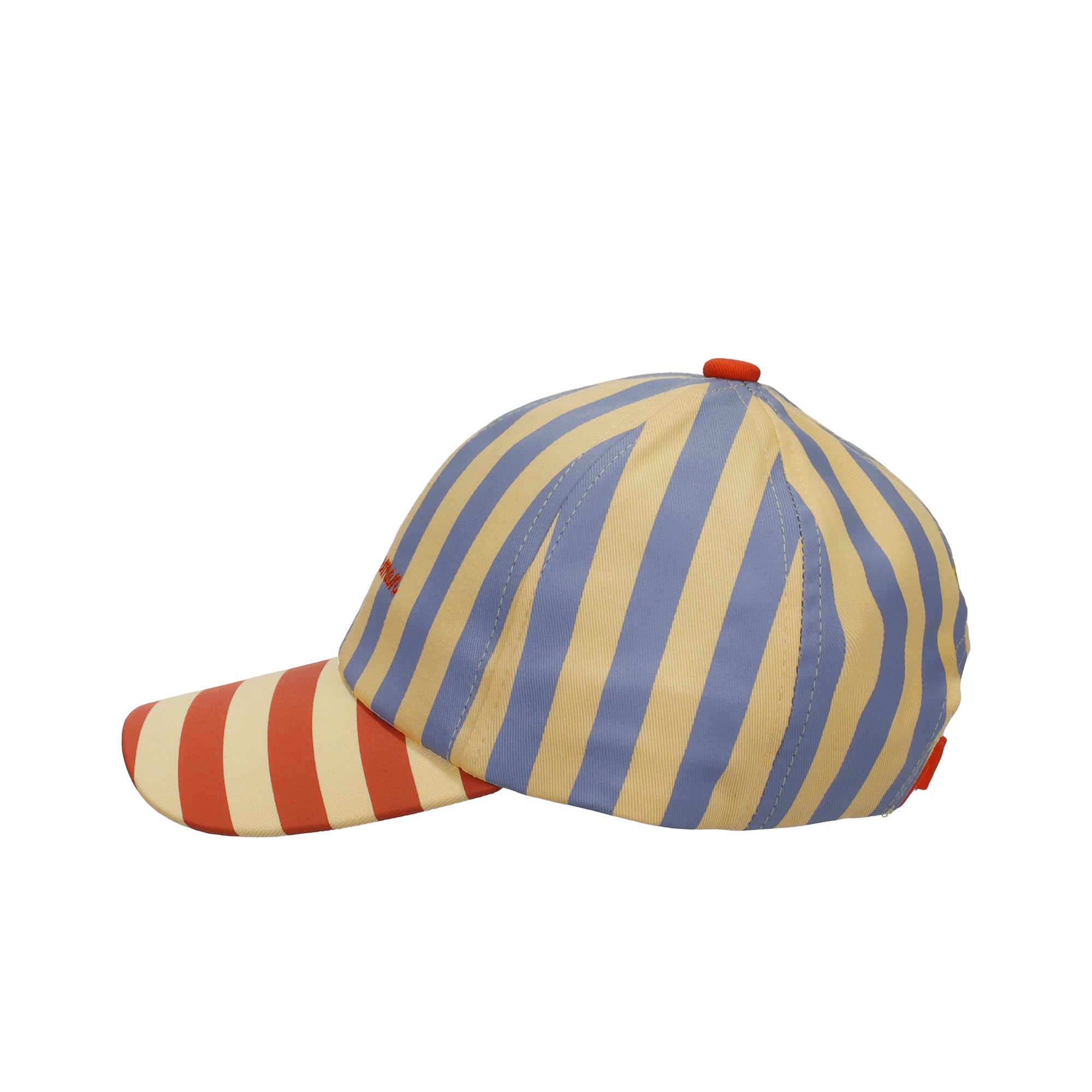 Stripes Cap Blue+ Yellow | Wonders of the Deep Sea | Kids Hats image 1