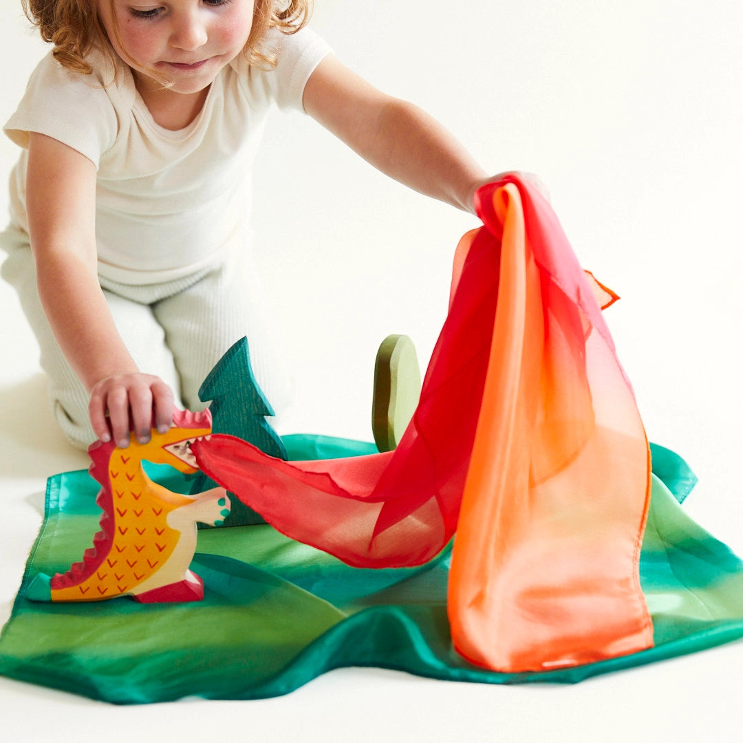 New Mini Enchanted Fire Playsilks