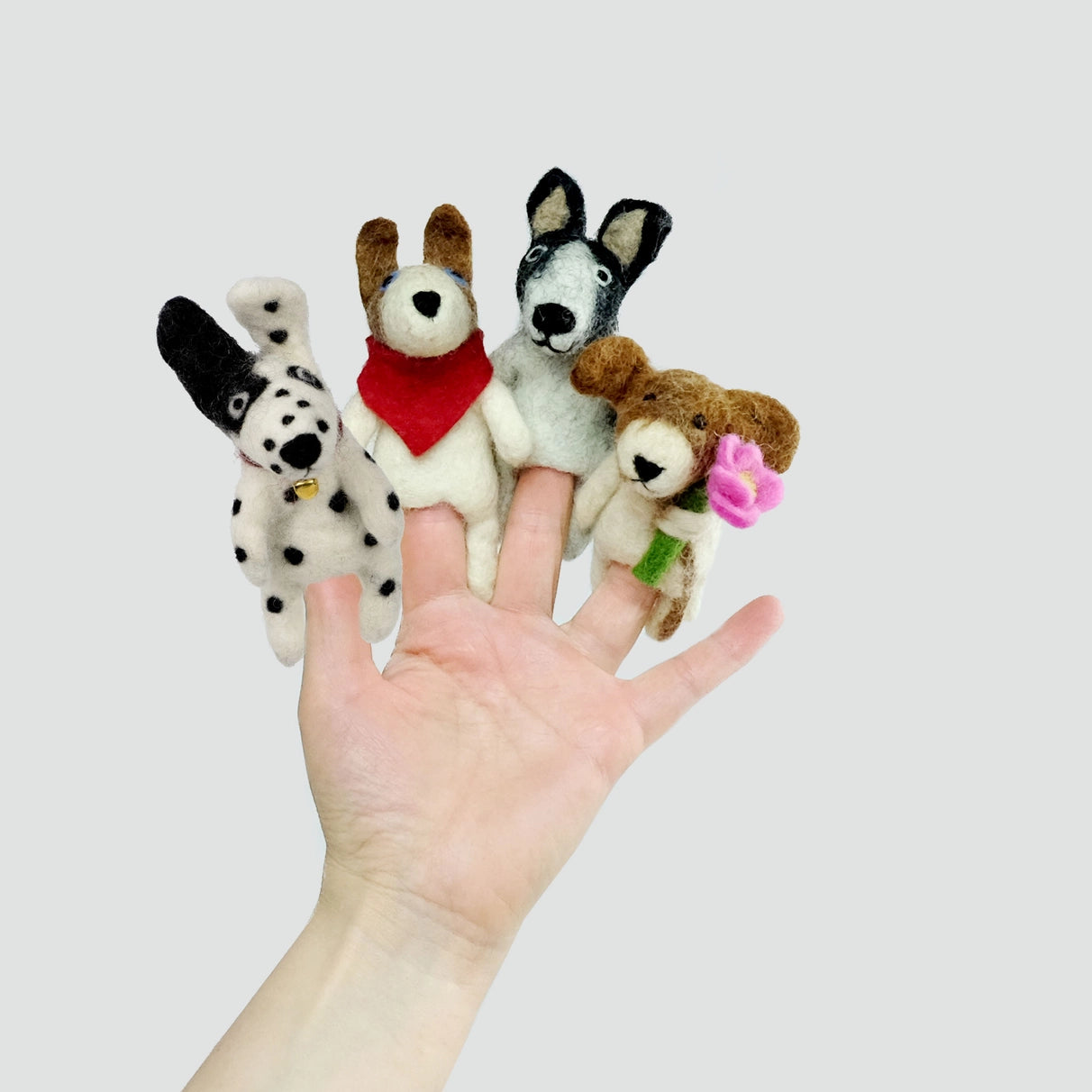Puppy with Scarf Finger Puppet image 1