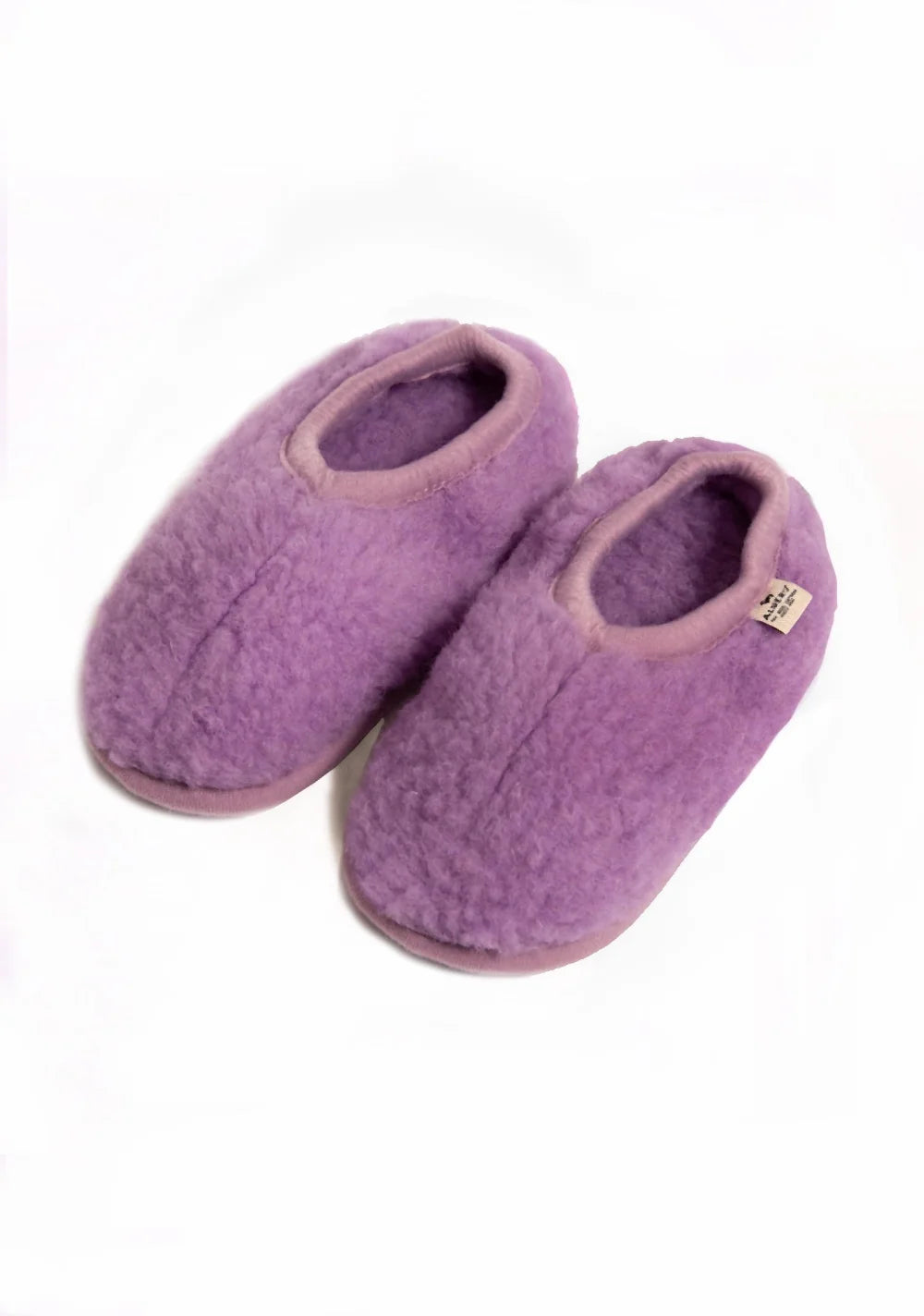 Cloudlet Kids Wool Slippers Purple
