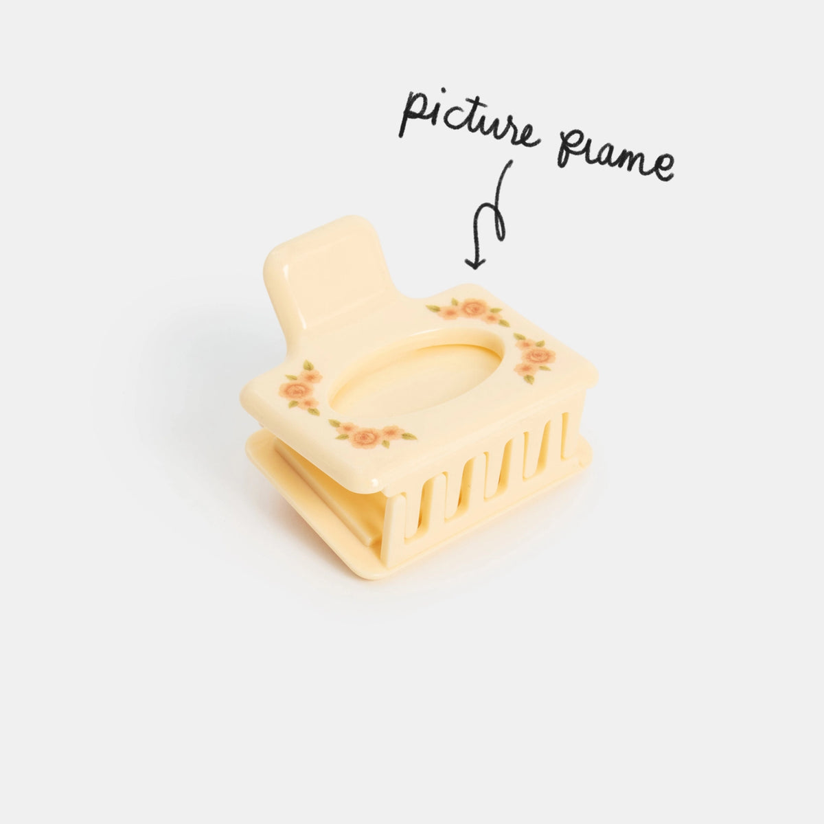 Frame Hair Claw in Rosette