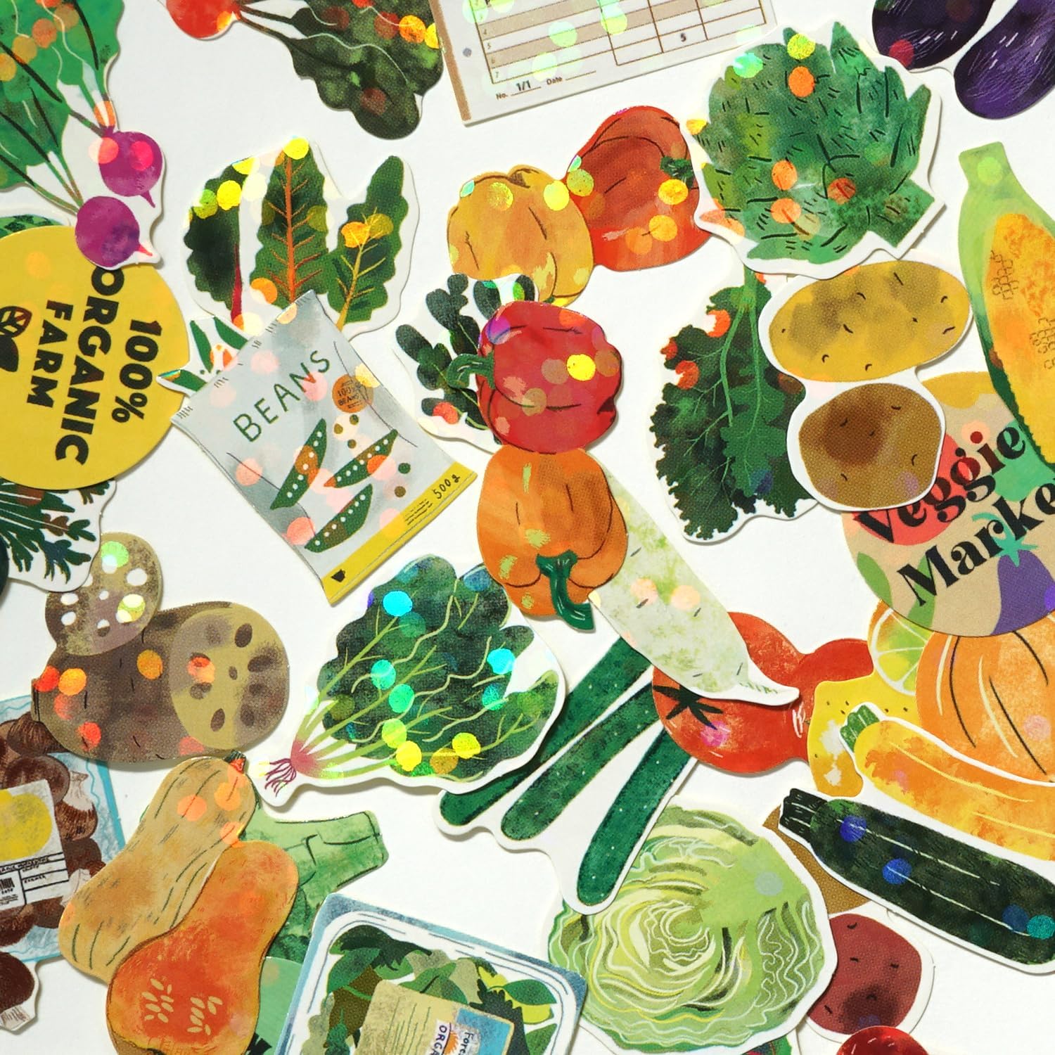Mini Vegetables Stickers image 2