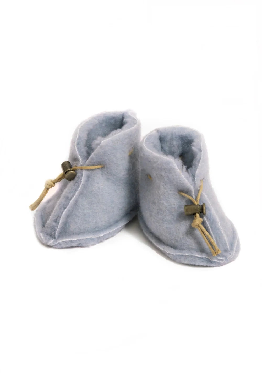 Emo Baby Wool Booties Light Blue