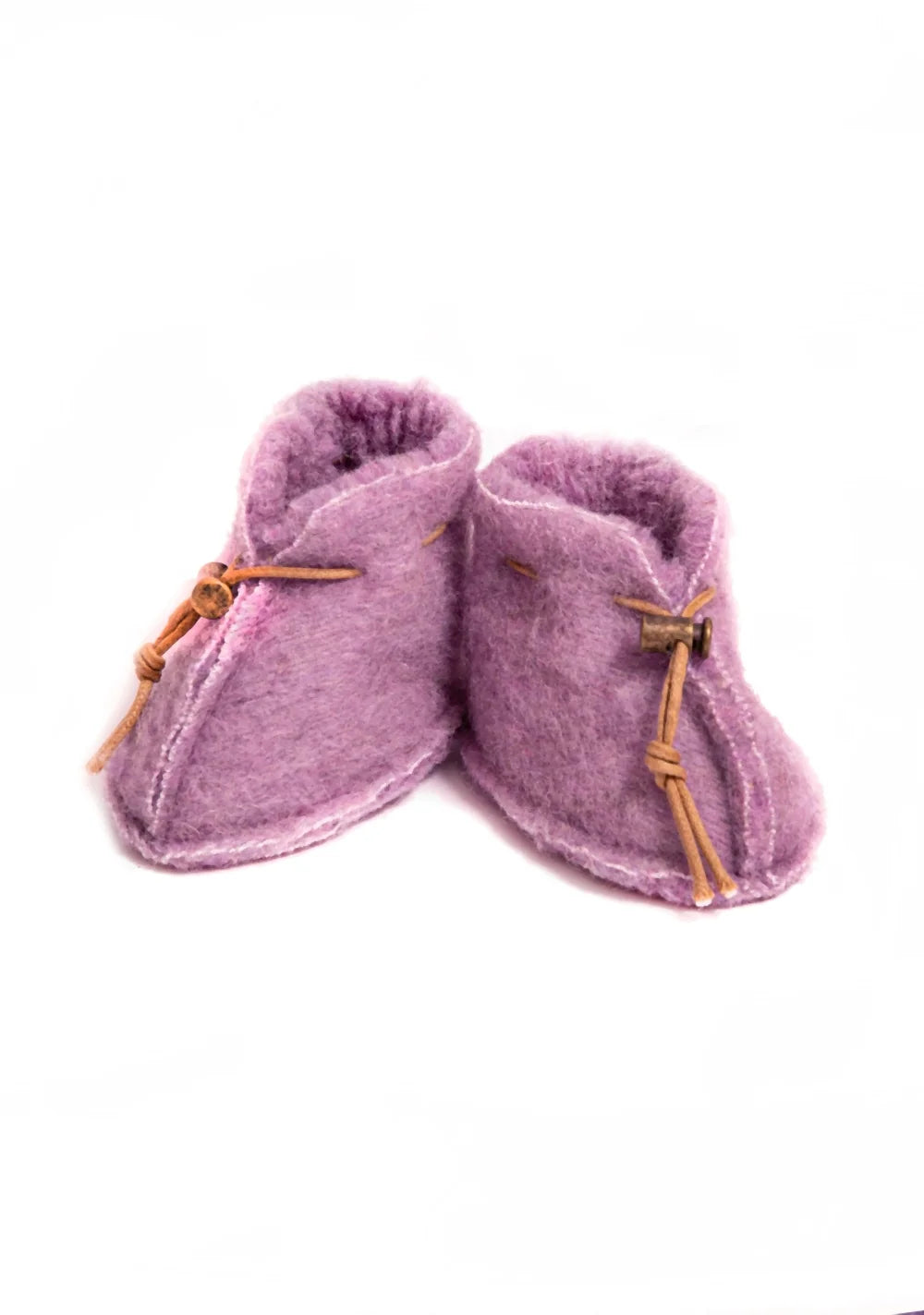 Emo Baby Wool Booties Lilac