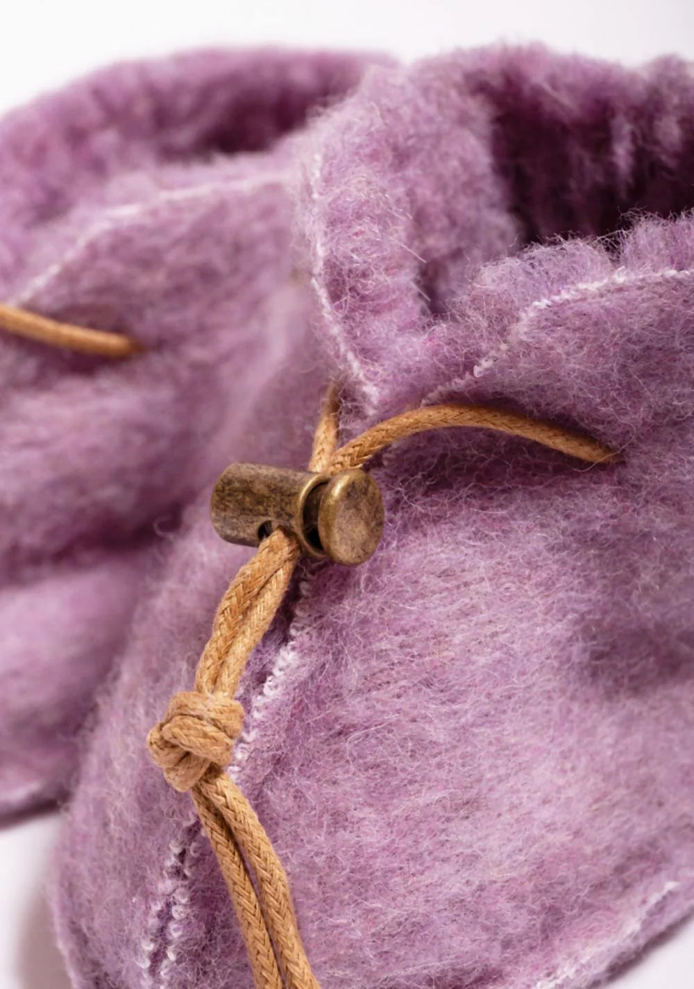 Emo Baby Wool Booties Lilac