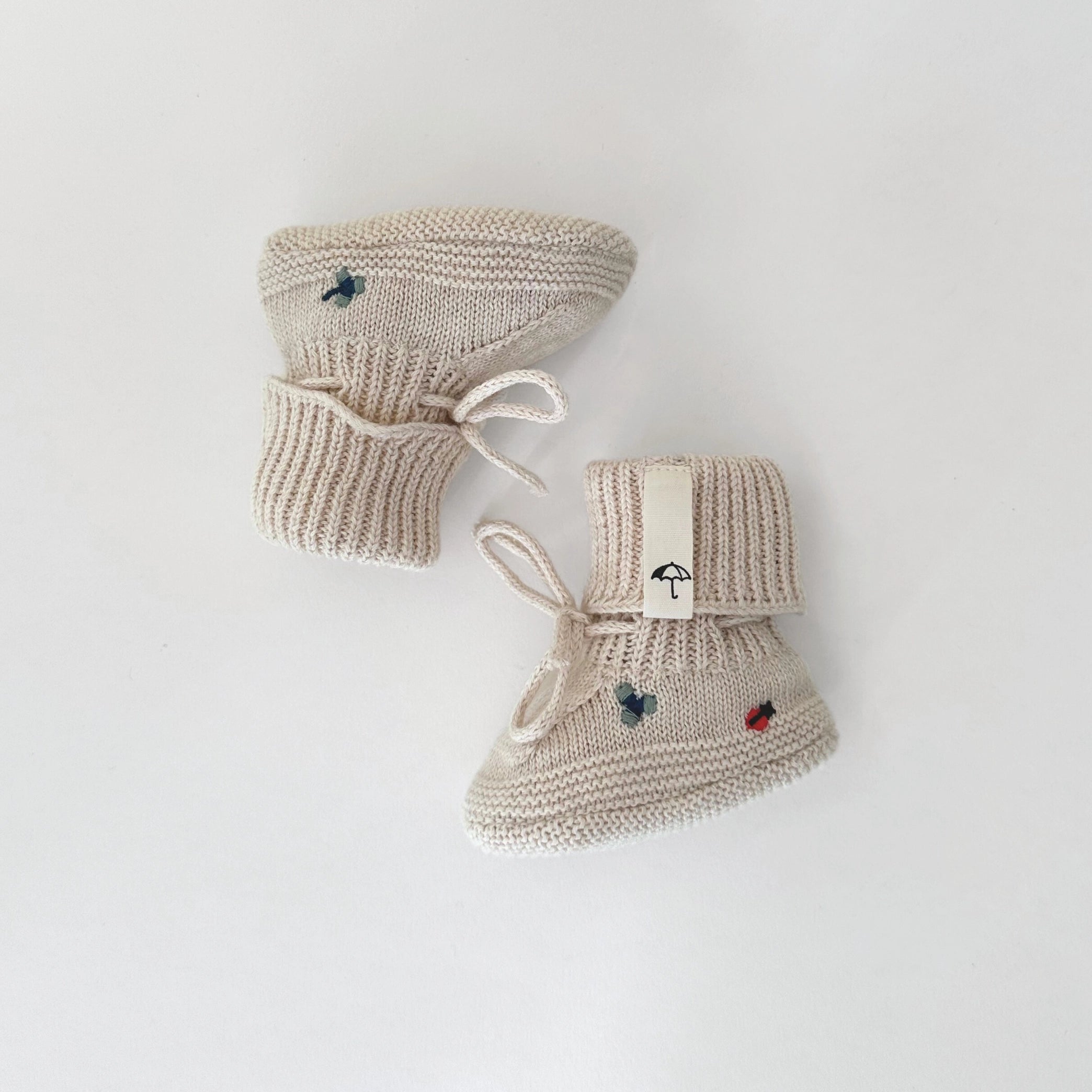 Baby Knitted Clover Booties image 4