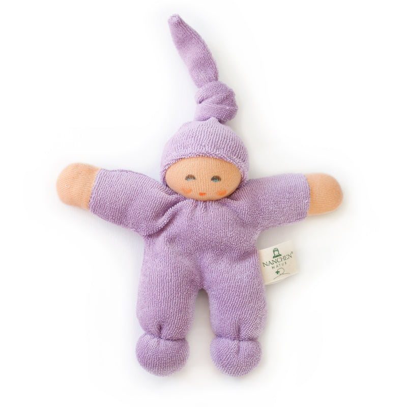 Nanchen Waldorf Rattle Doll Purple image 2