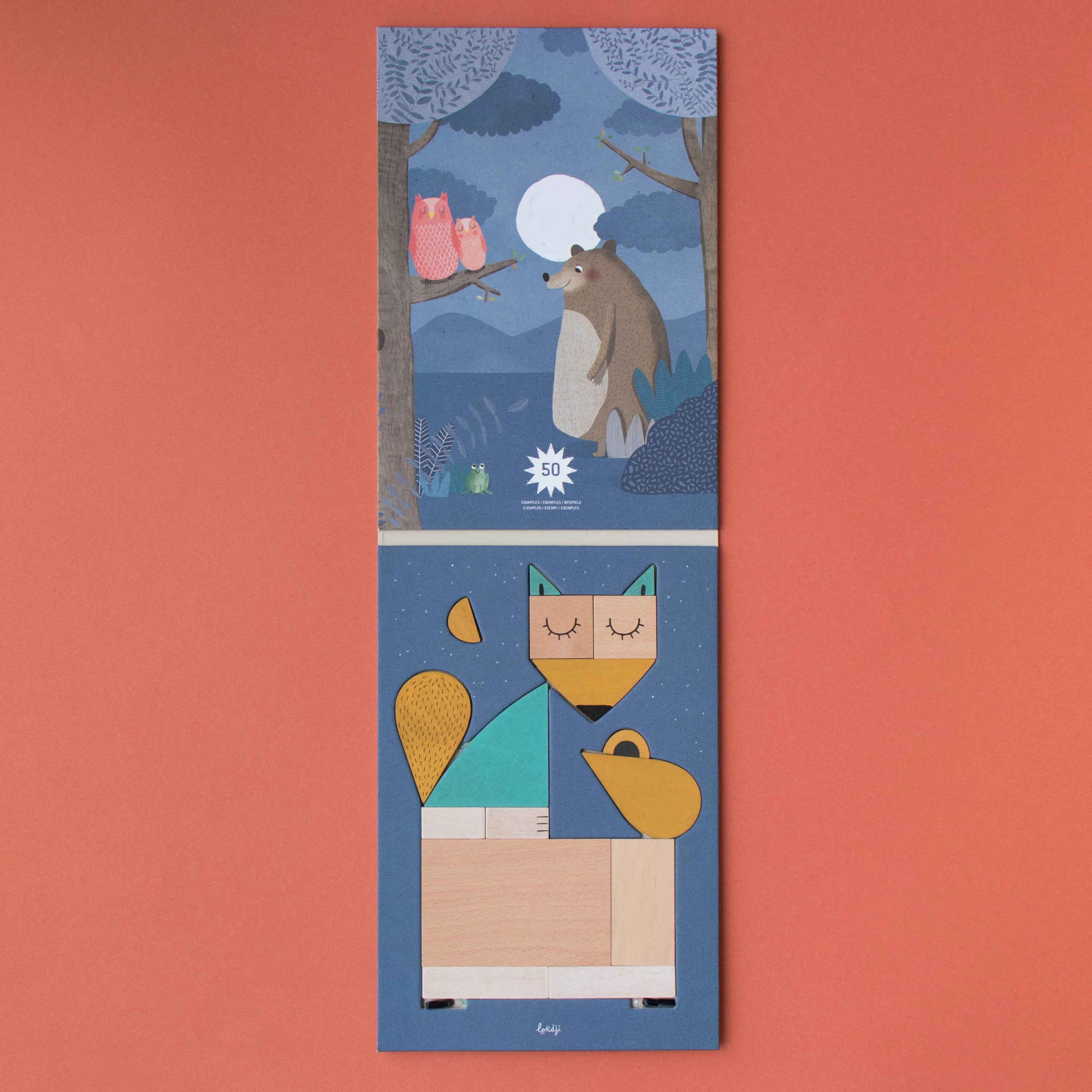 The Fox & The Mouse | Wooden Toy image 1