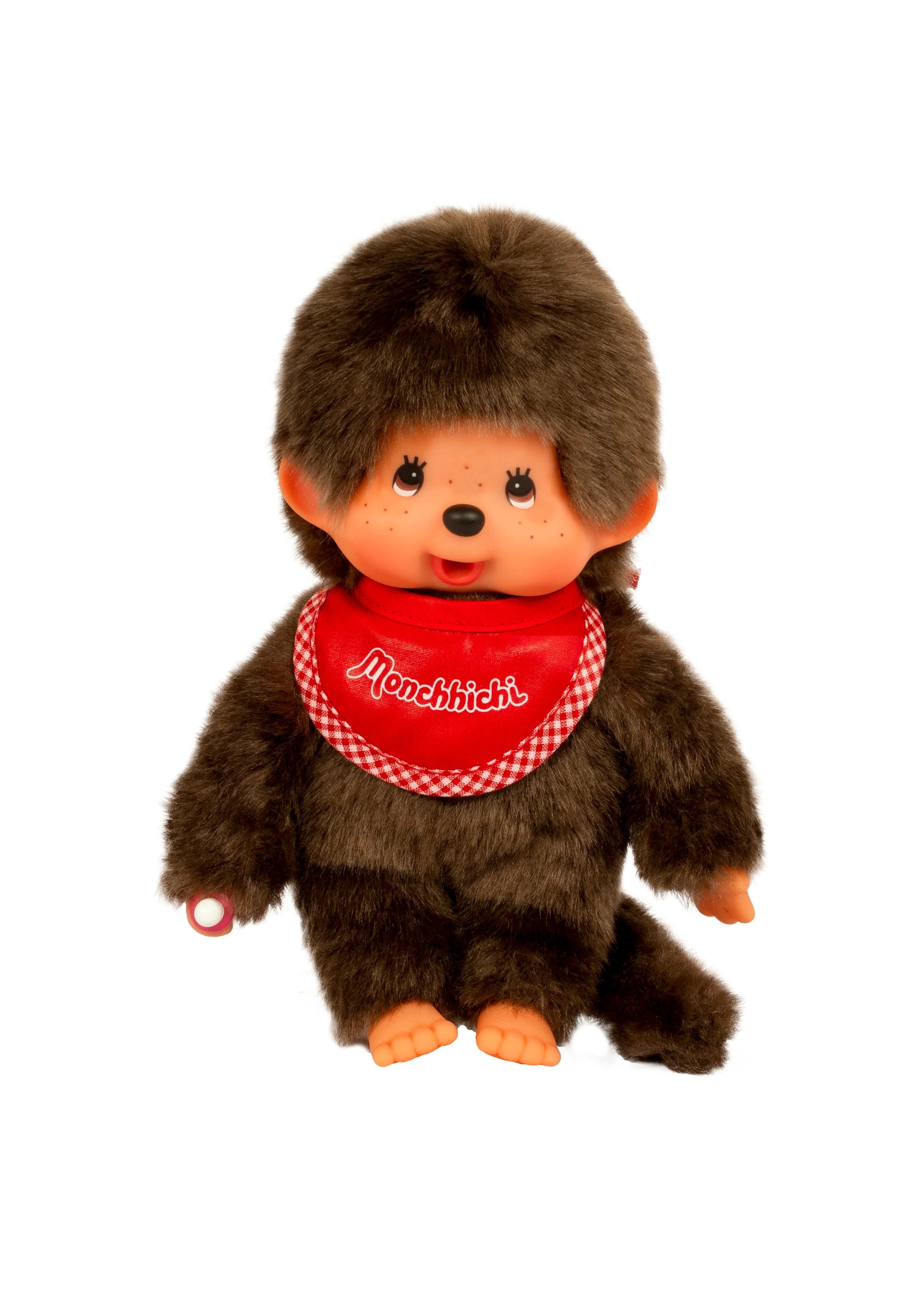Monchhichi Original Red Bib Plush