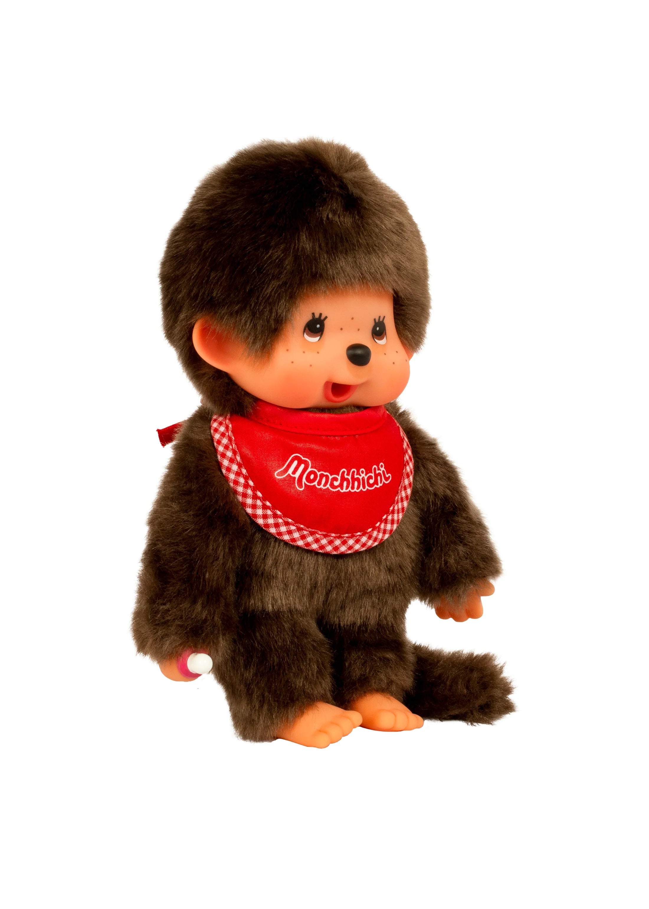 Monchhichi Original Red Bib Plush