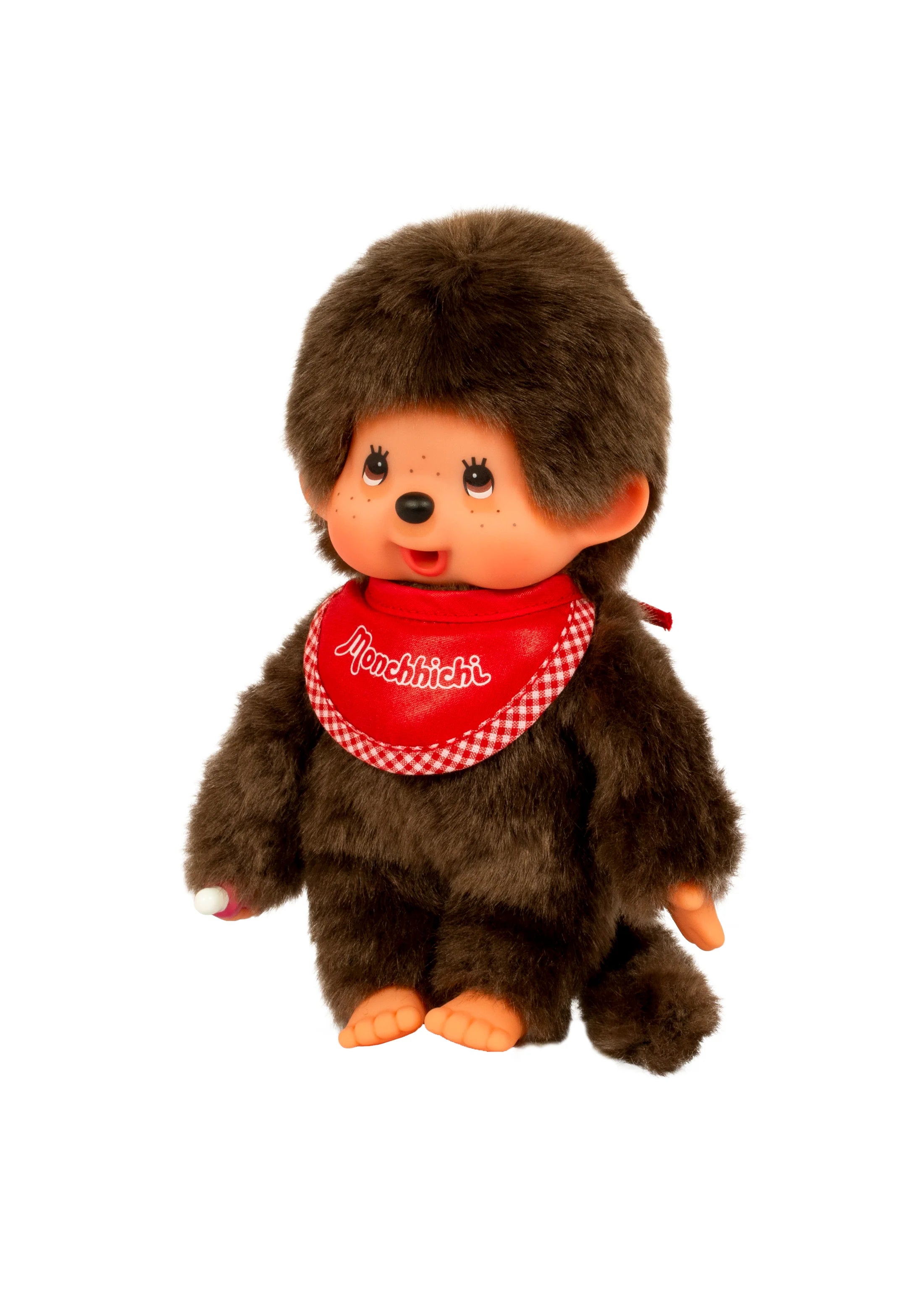 Monchhichi Original Red Bib Plush