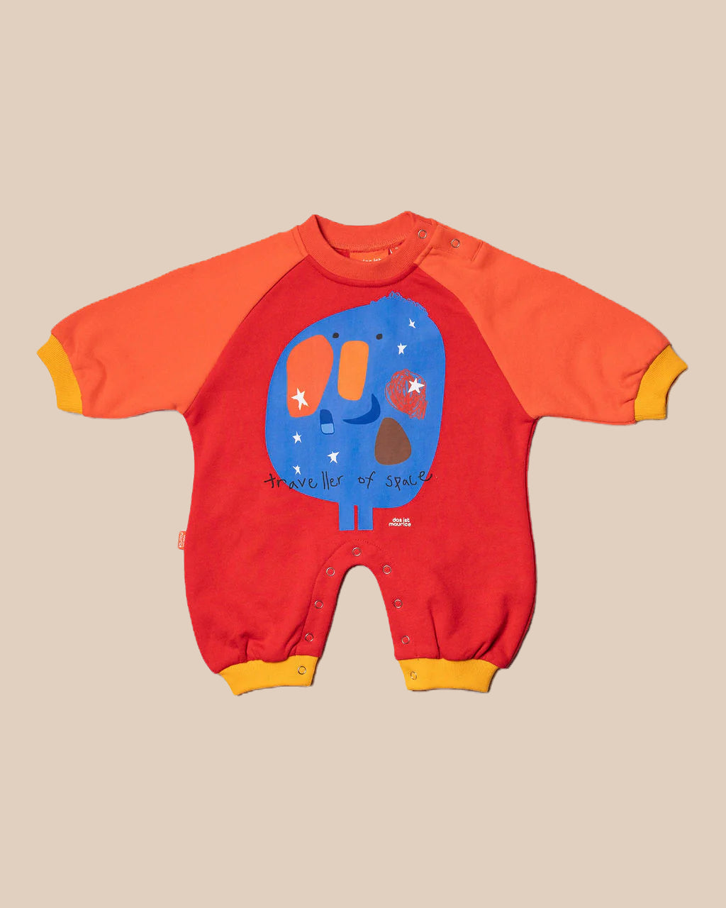 Romper Red Space Man image 0