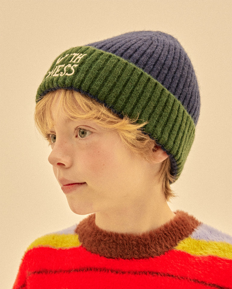 Kindness Beanie Navy image 3