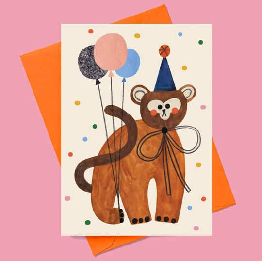 Party Monkey Card
