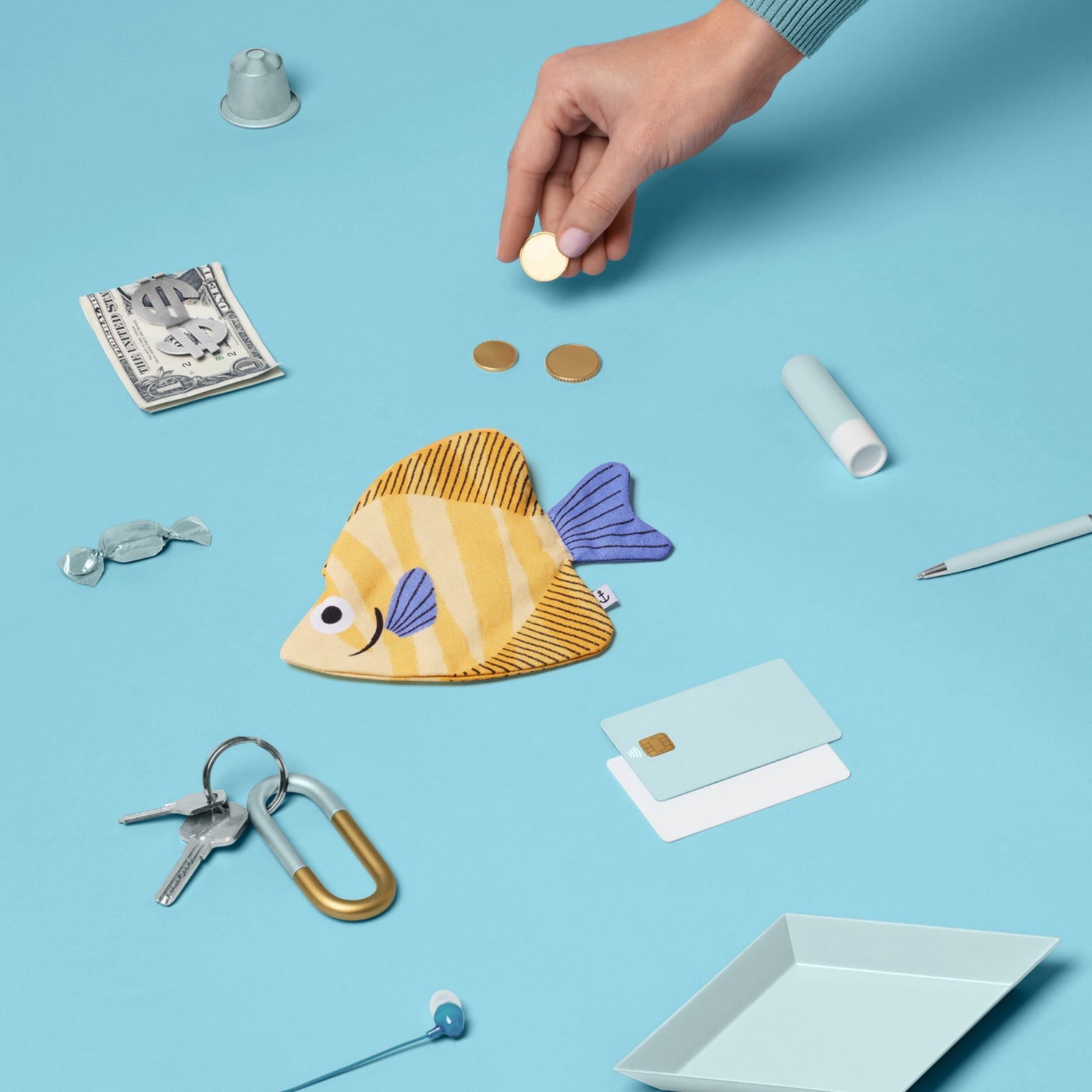 Moonyfish Yellow Pouch image 2