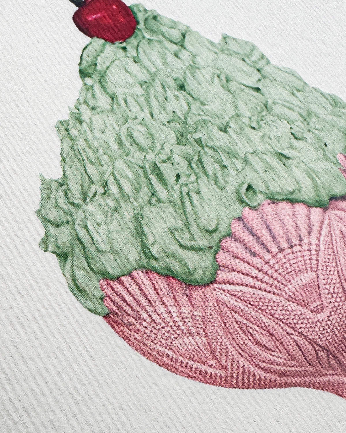 Pistachio Chantilly Cream Greeting Card image 1