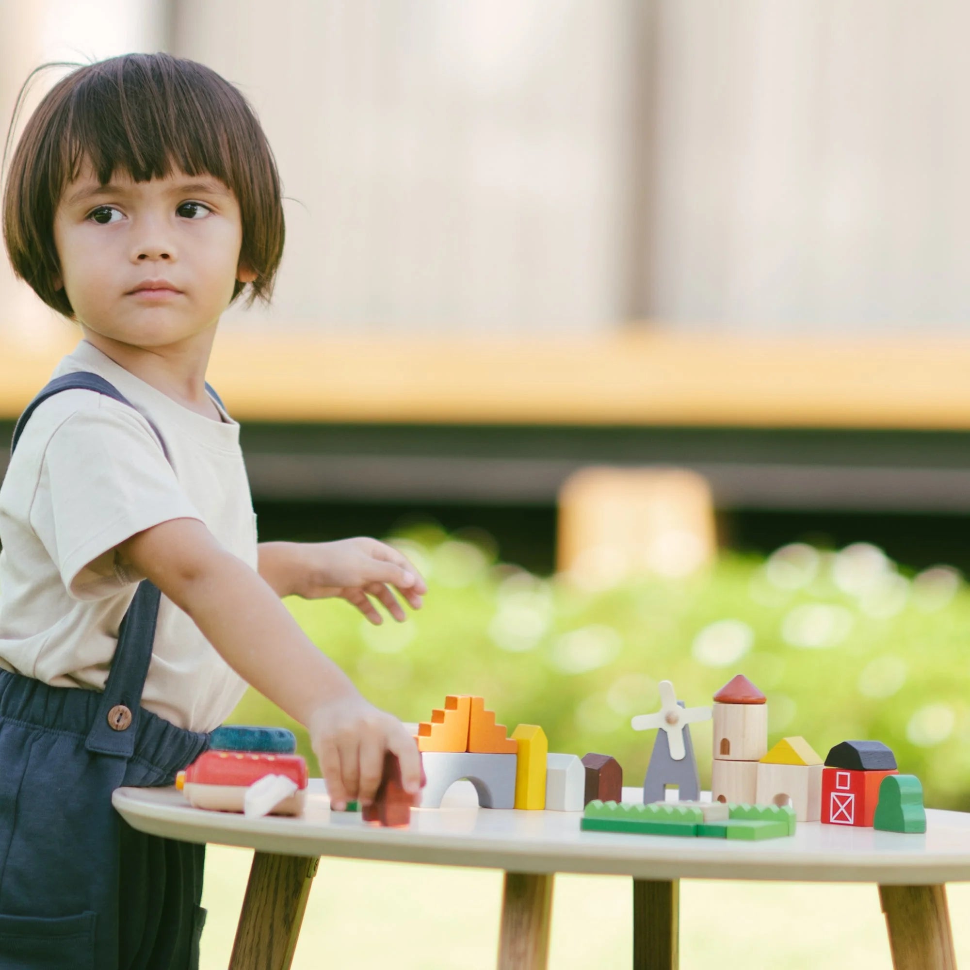 Country Blocks Set | Wooden Toy image 3