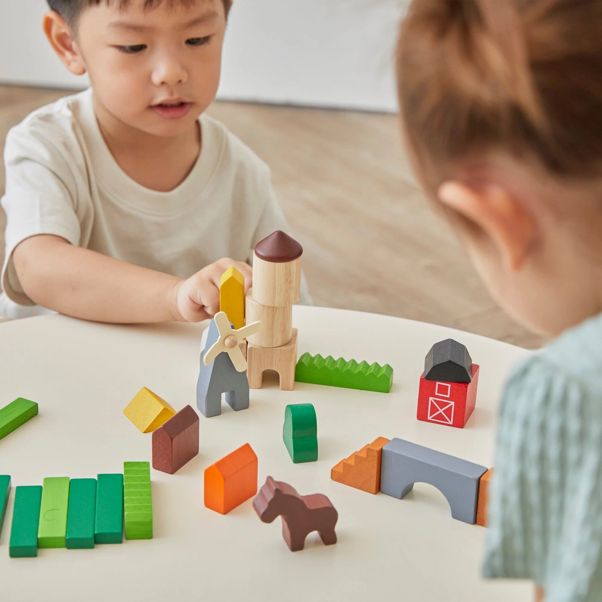 Country Blocks Set | Wooden Toy image 8