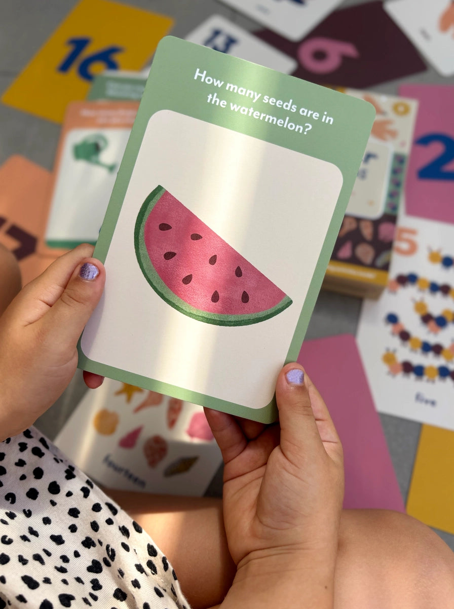 1- 20 Illustrated Number Flashcards image 4