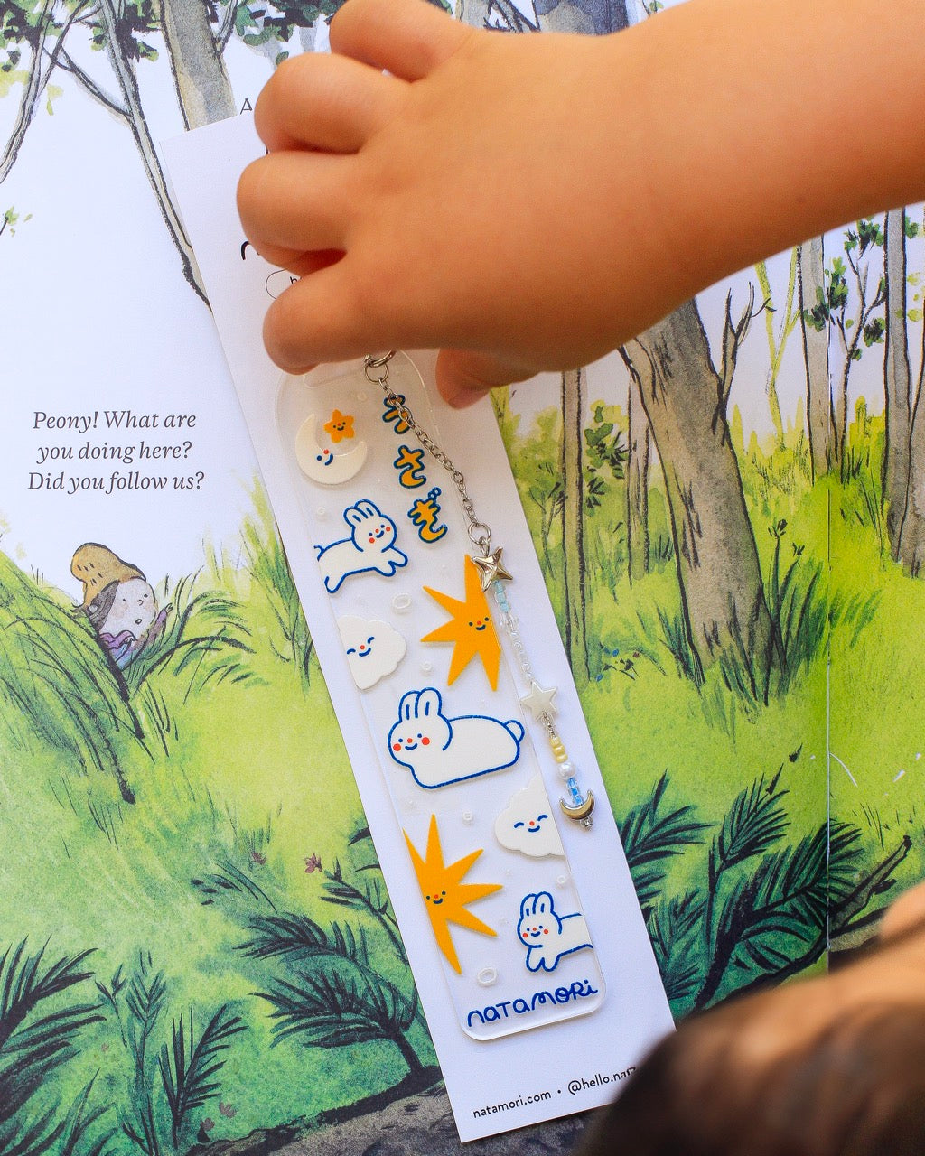 Moon Acrylic Bookmark image 0