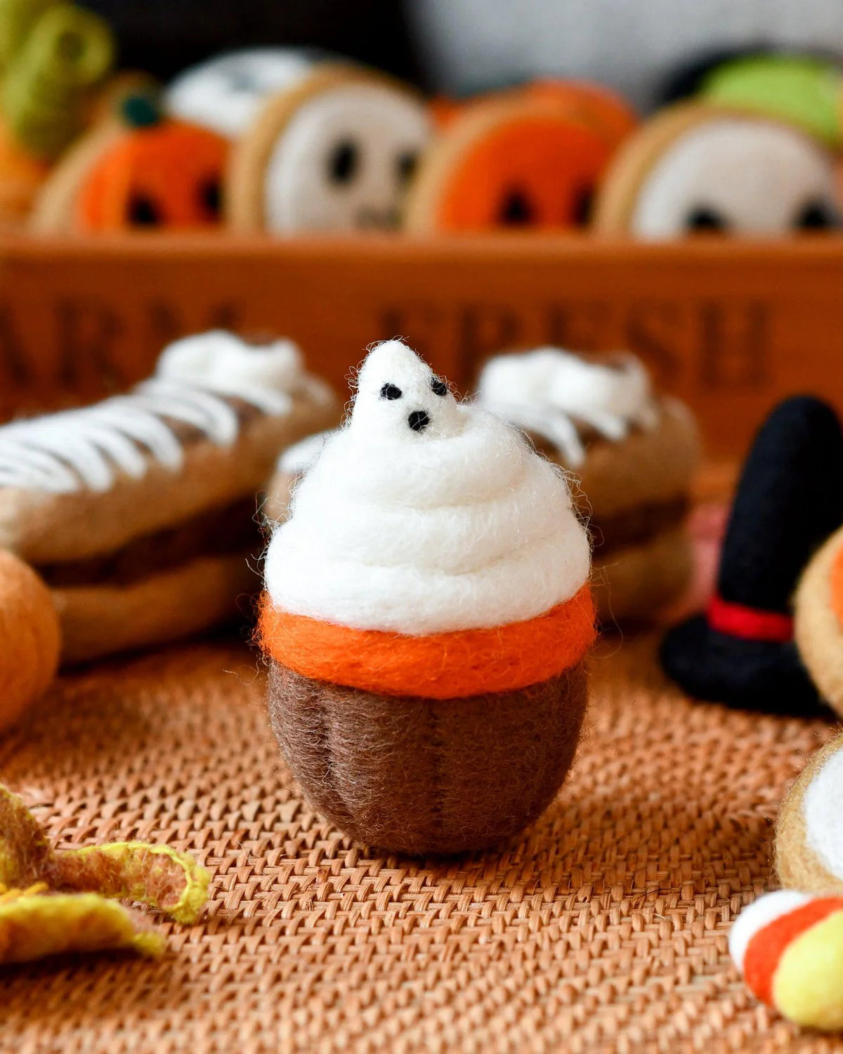Felt Cupcake Cute Ghost image 4