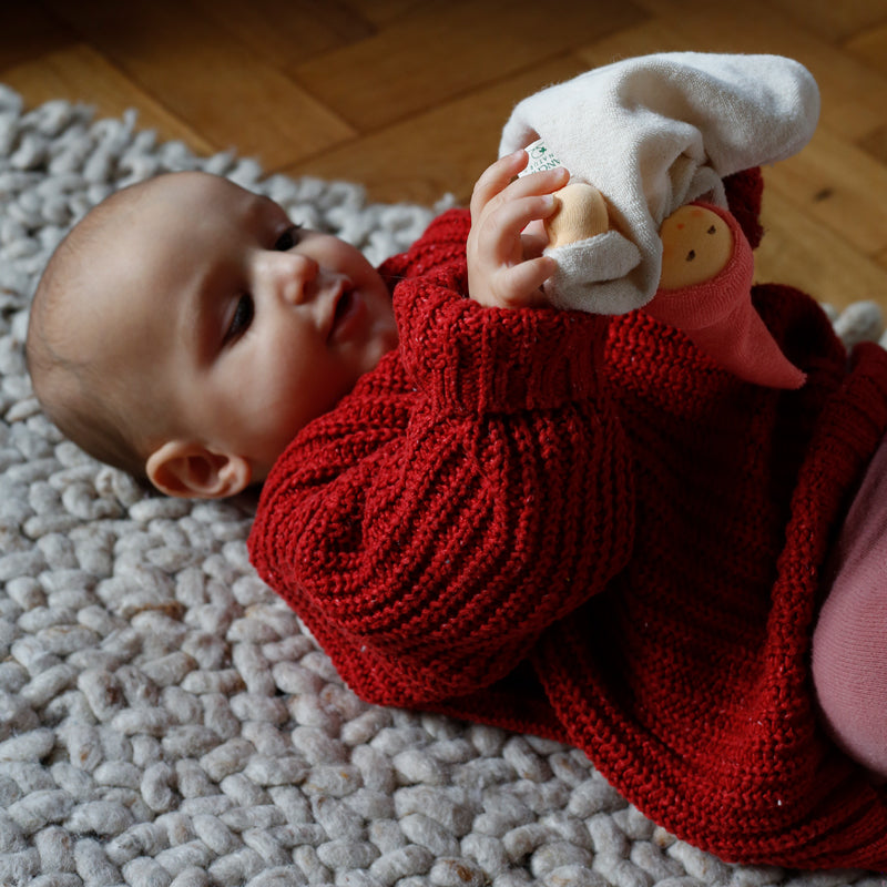 Nanchen Soothing Waldorf Snuggle Doll Red image 1