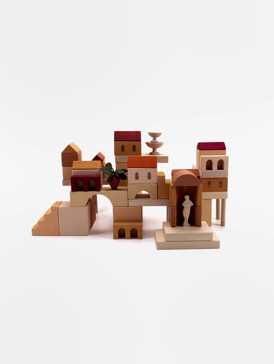 Italian Courtyard Wooden Blocks image 0