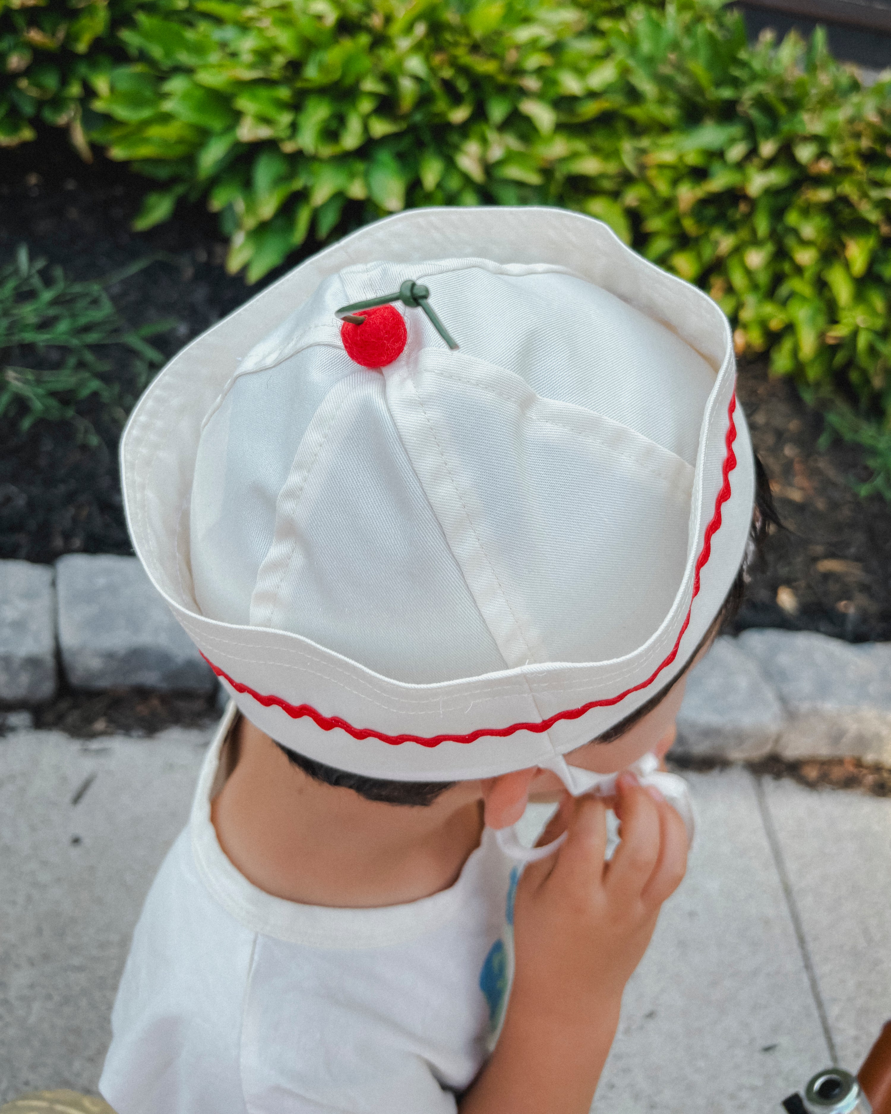 Cherry Sailor Baby Hat image 5