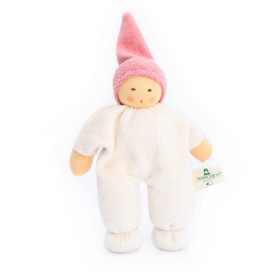 Nanchen Nucki Waldorf Rattle Doll Rose image 0