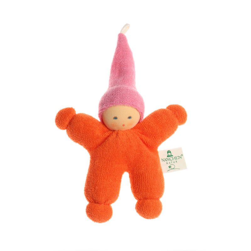 Nanchen Soothing Waldorf Rattle Doll Orange image 0