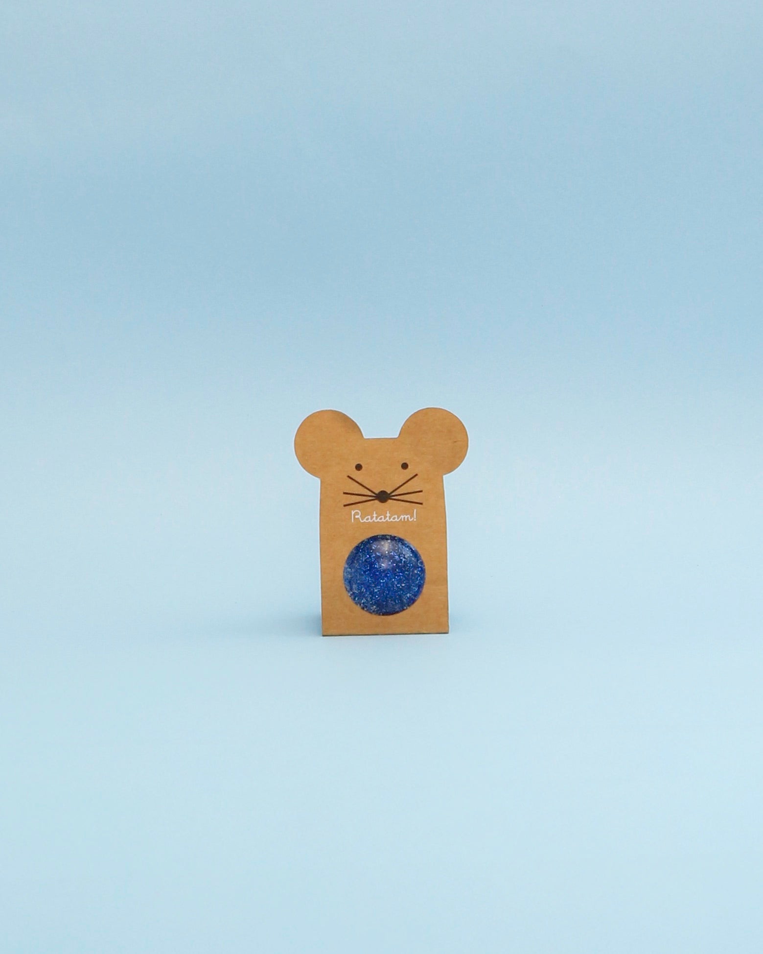 Glitter Blue Mouse Bouncing Ball image 0