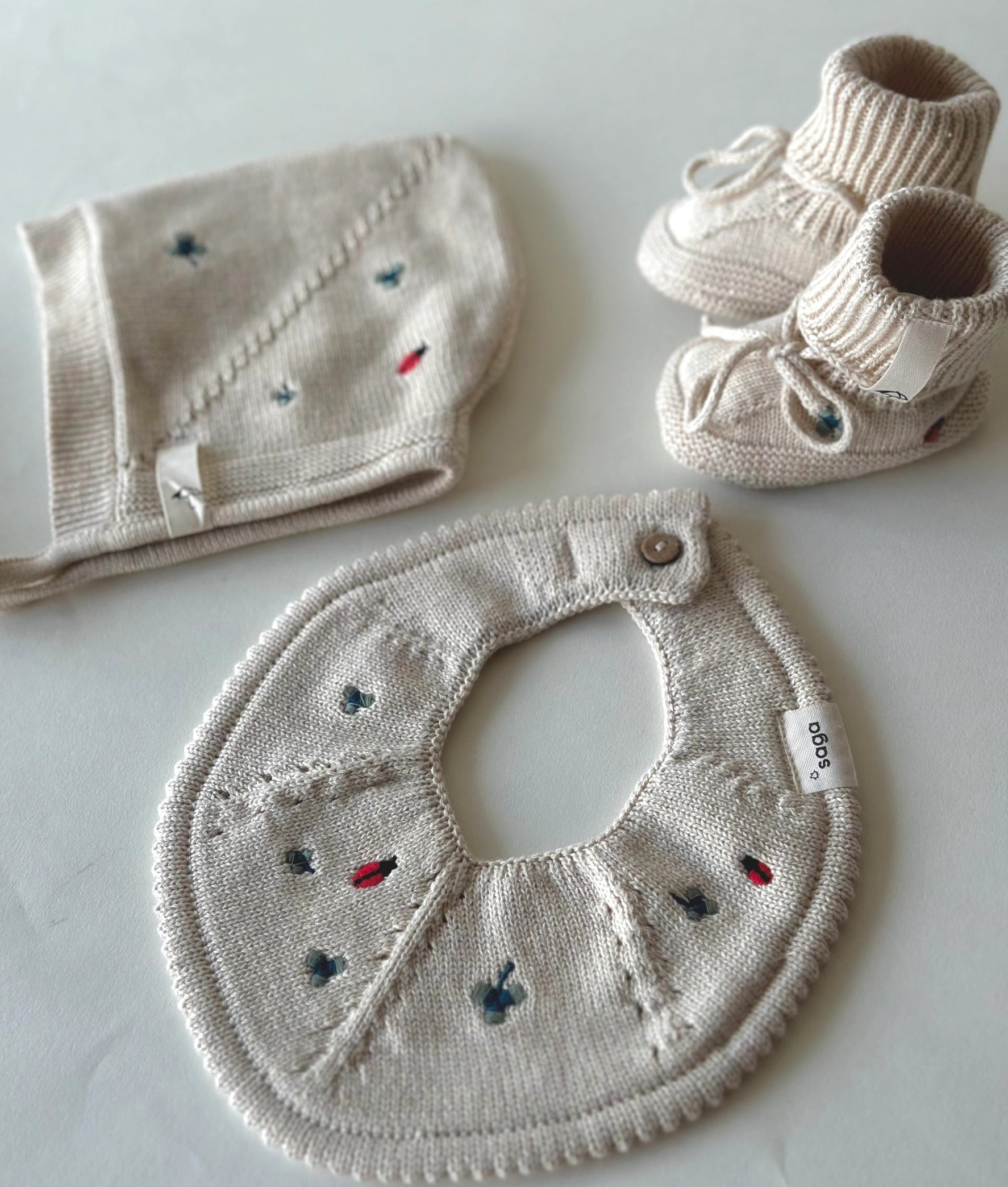 Baby Knitted Clover Booties image 5
