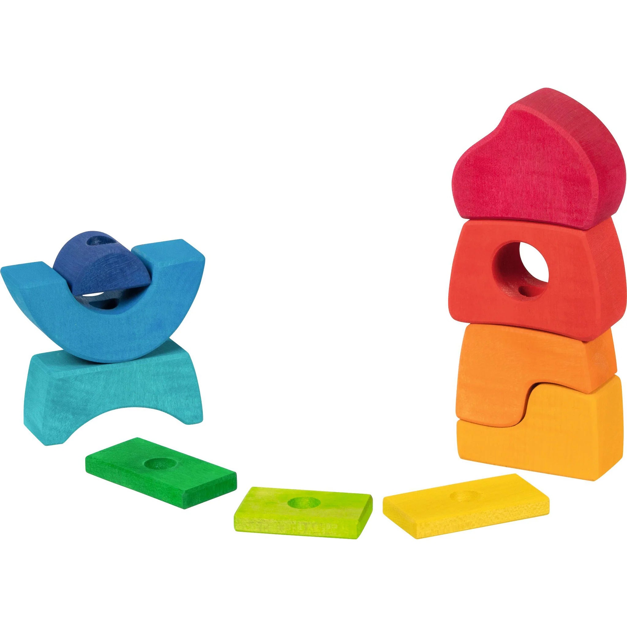 Wooden Stacking Castle