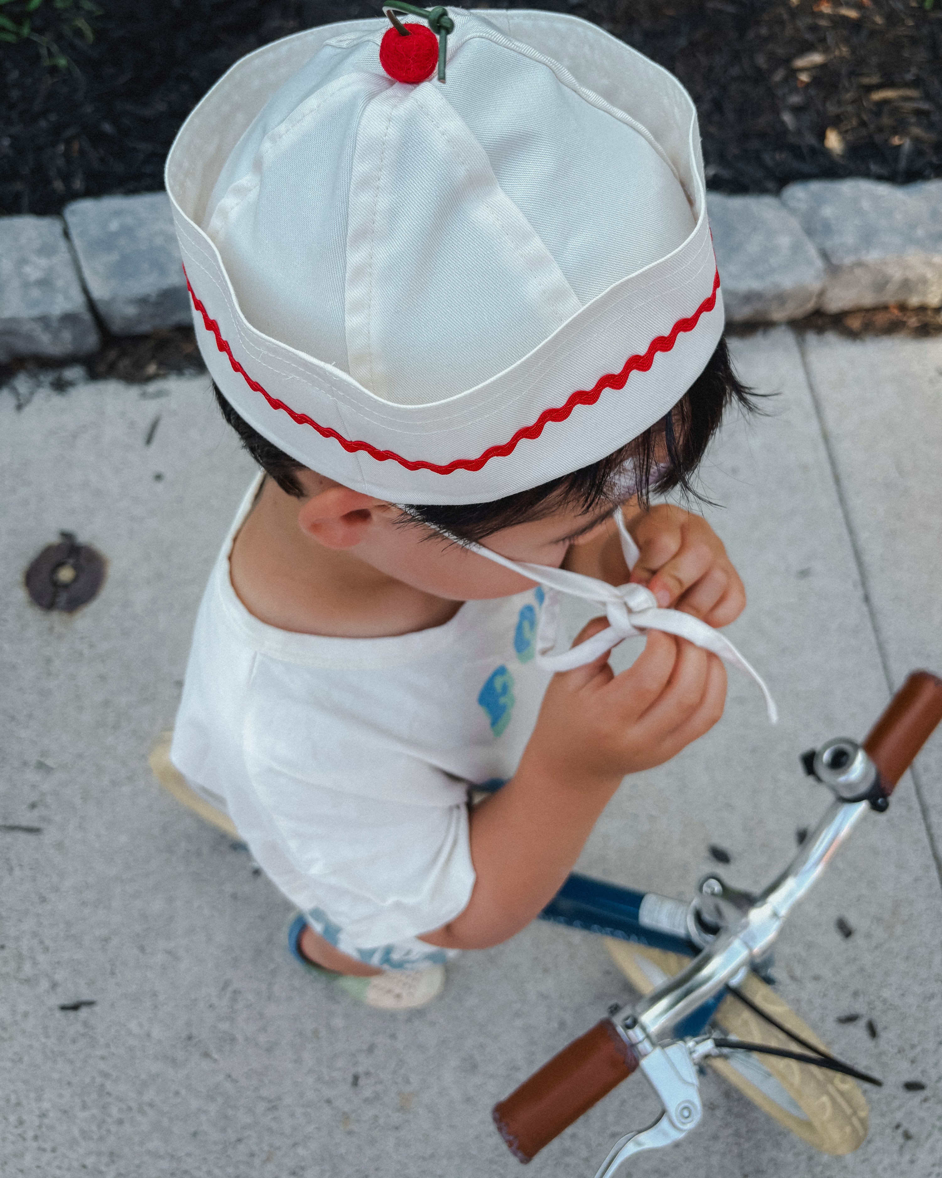 Cherry Sailor Baby Hat image 6